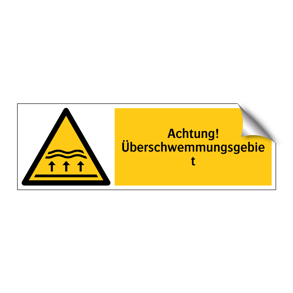 Achtung! Überschwemmungsgebiet