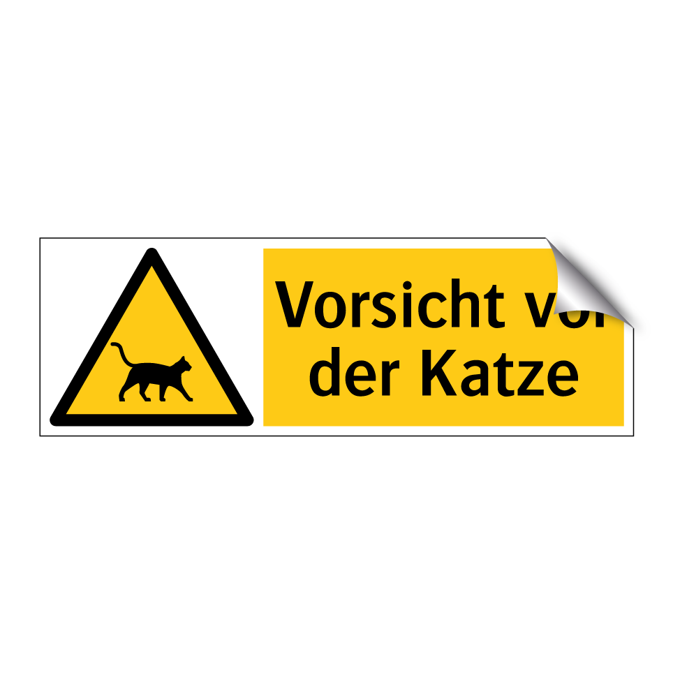 Vorsicht vor der Katze