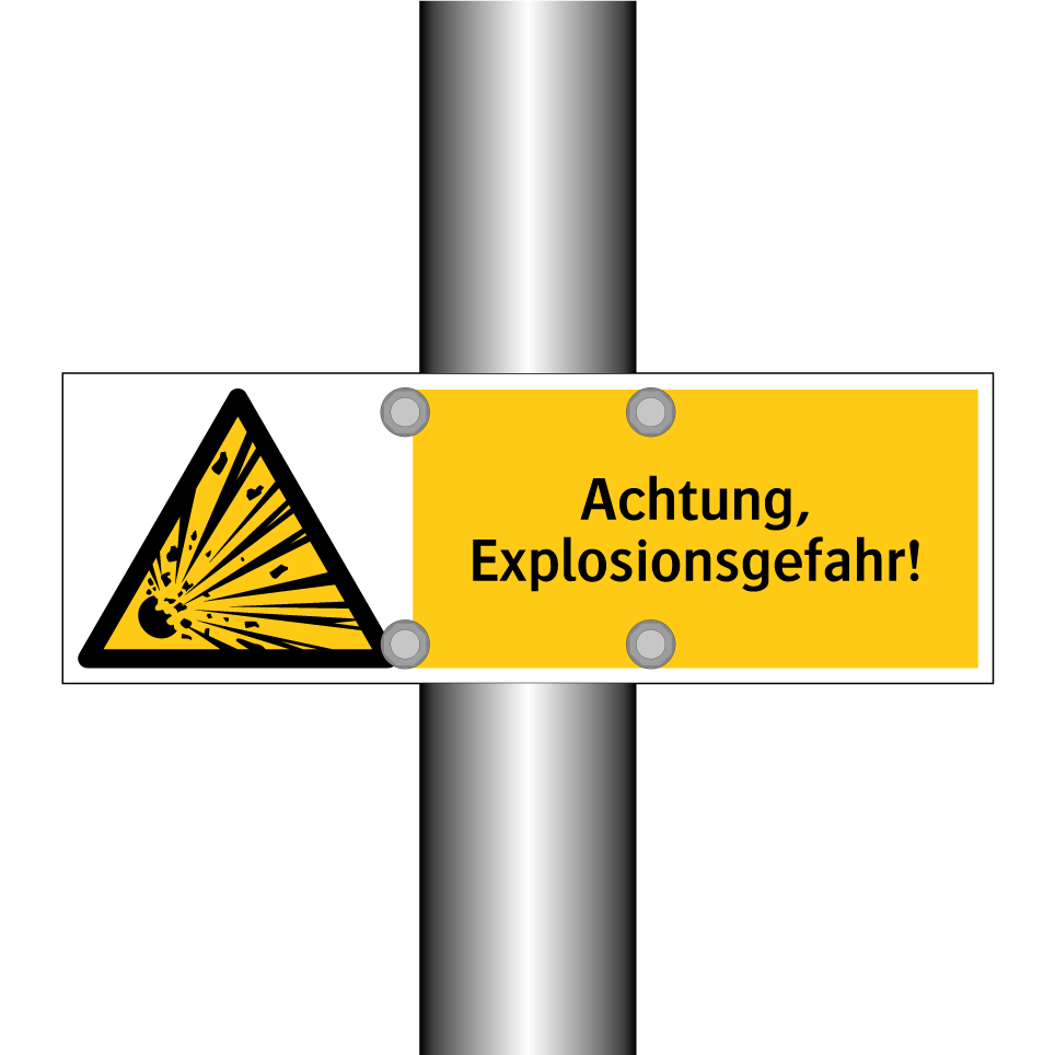 Achtung, Explosionsgefahr!
