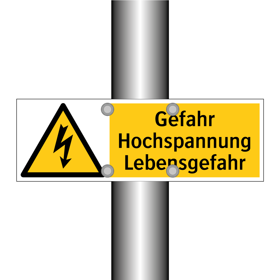 Gefahr Hochspannung Lebensgefahr