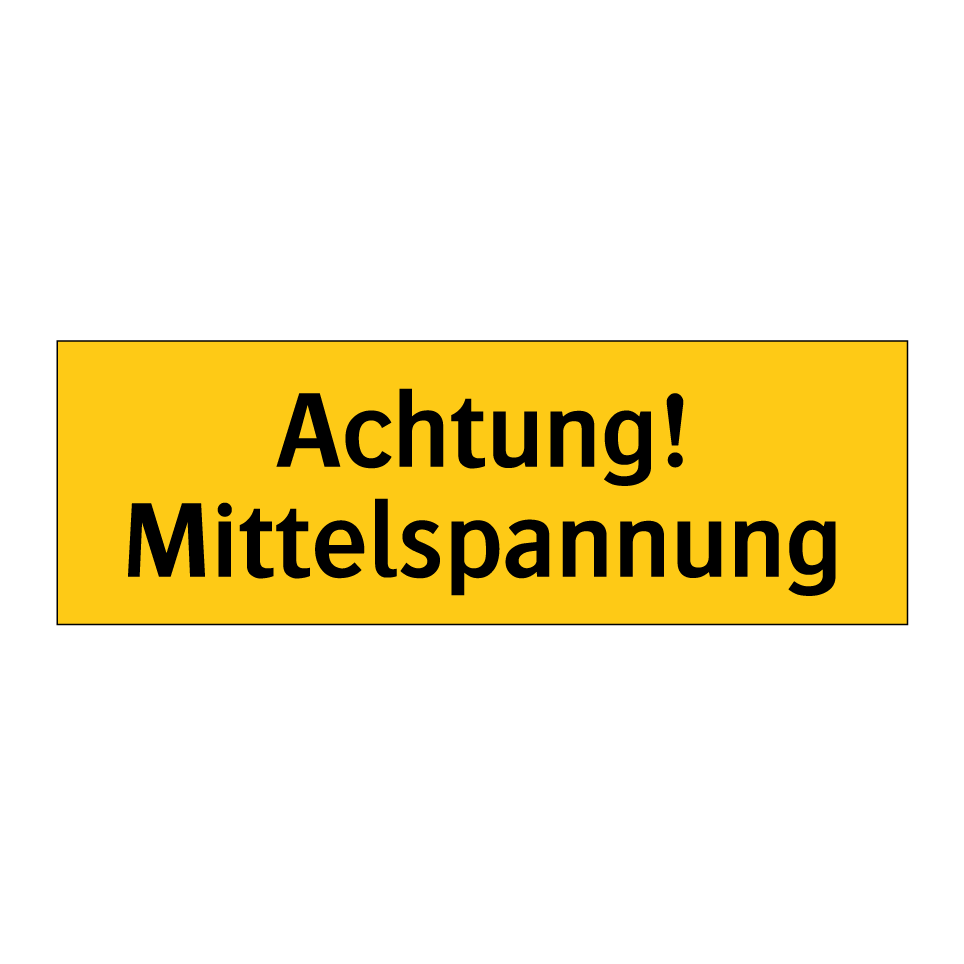 Achtung! Mittelspannung