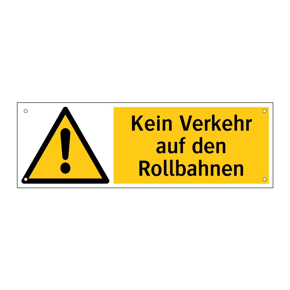 Kein Verkehr auf den Rollbahnen