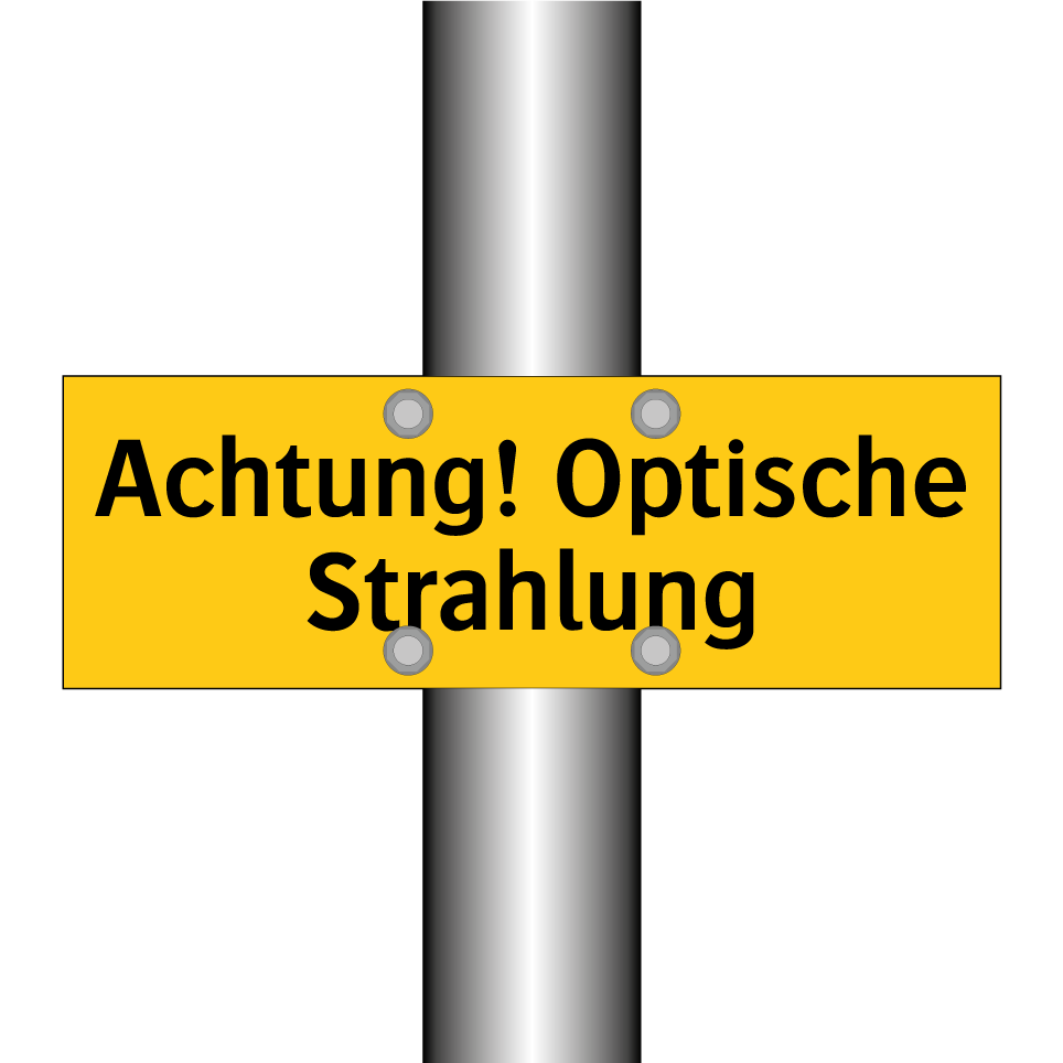 Achtung! Optische Strahlung