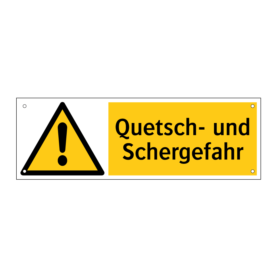 Quetsch- und Schergefahr