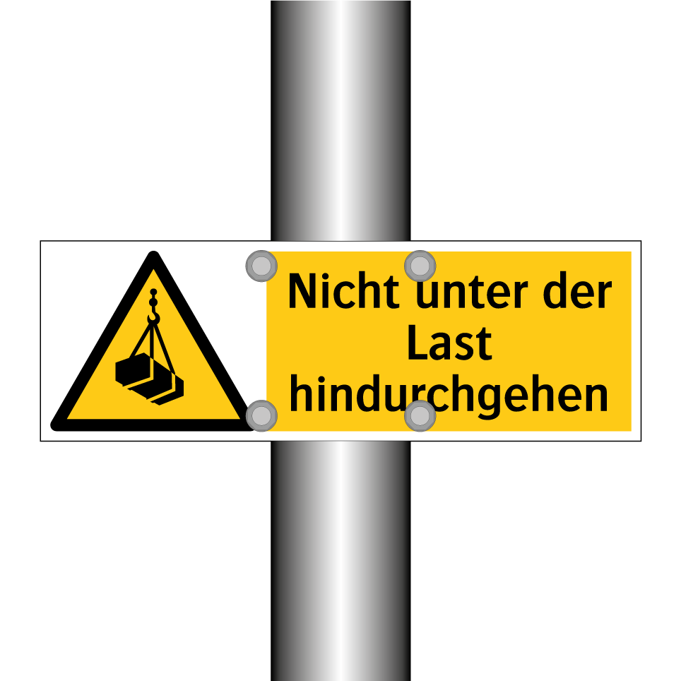 Nicht unter der Last hindurchgehen