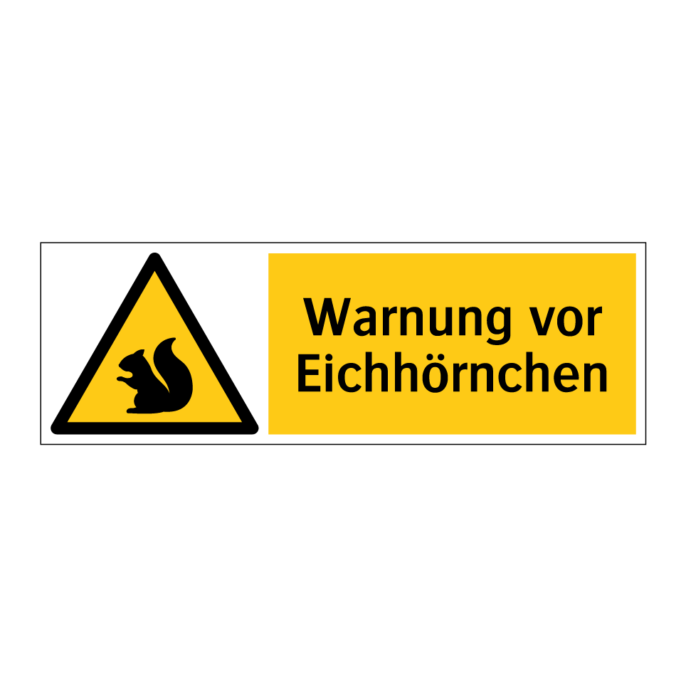 Warnung vor Eichhörnchen