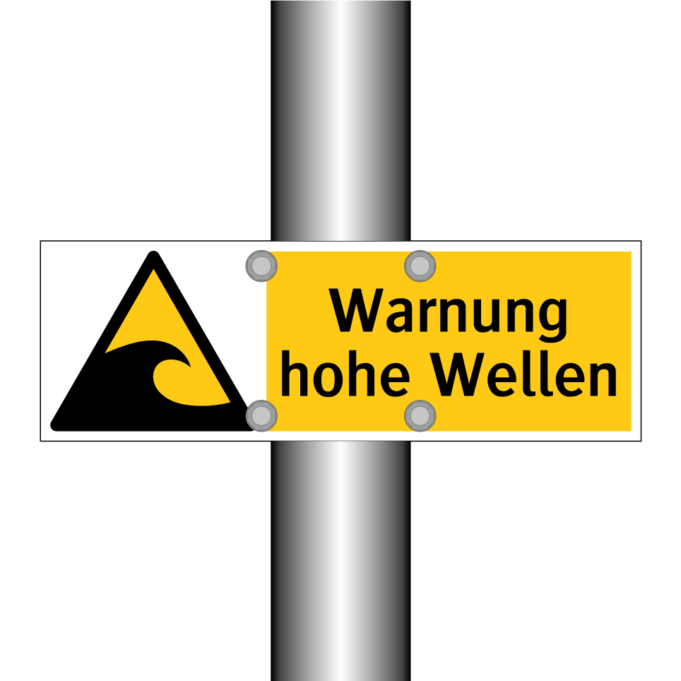 Warnung hohe Wellen