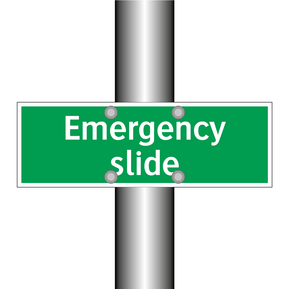 Emergency slide