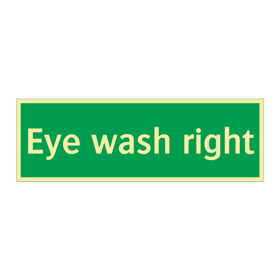 Eye wash right