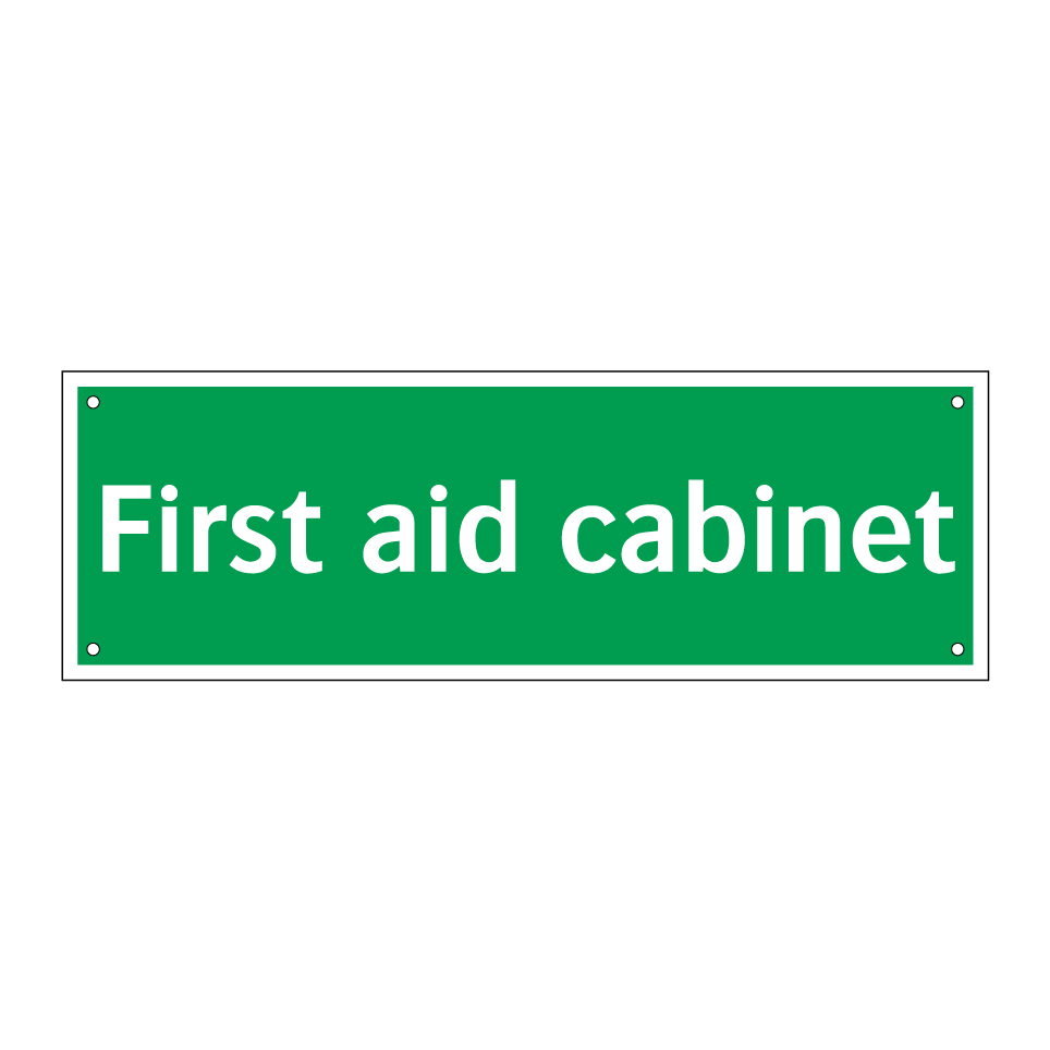 First aid cabinet