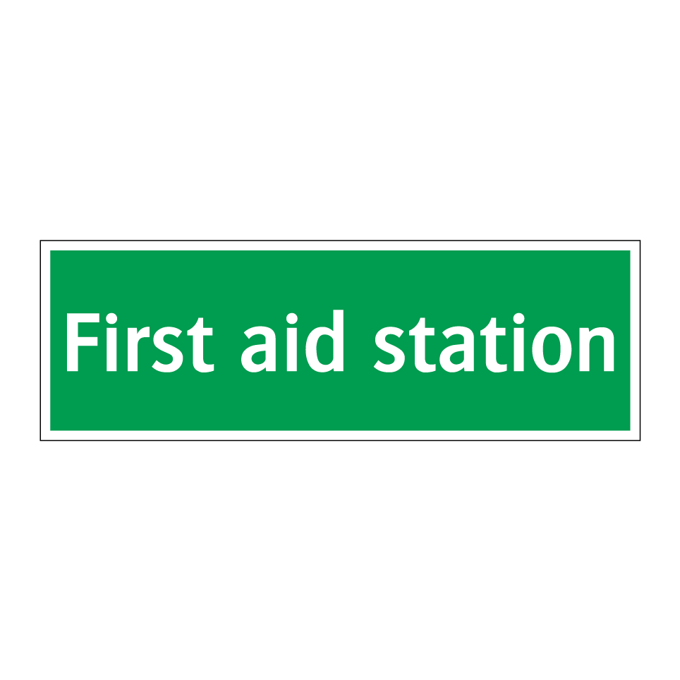 First aid station