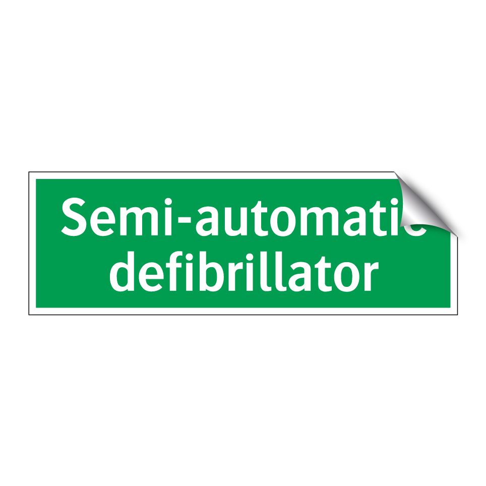 Semi-automatic defibrillator