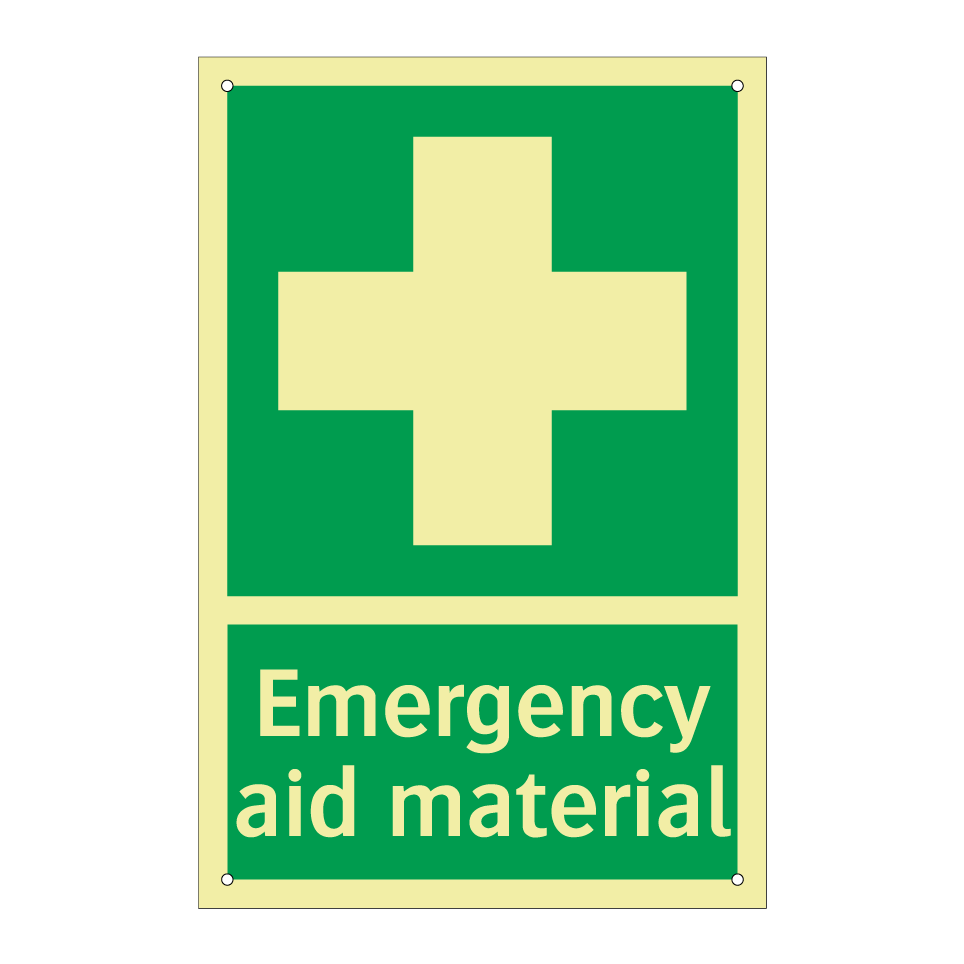 Emergency aid material