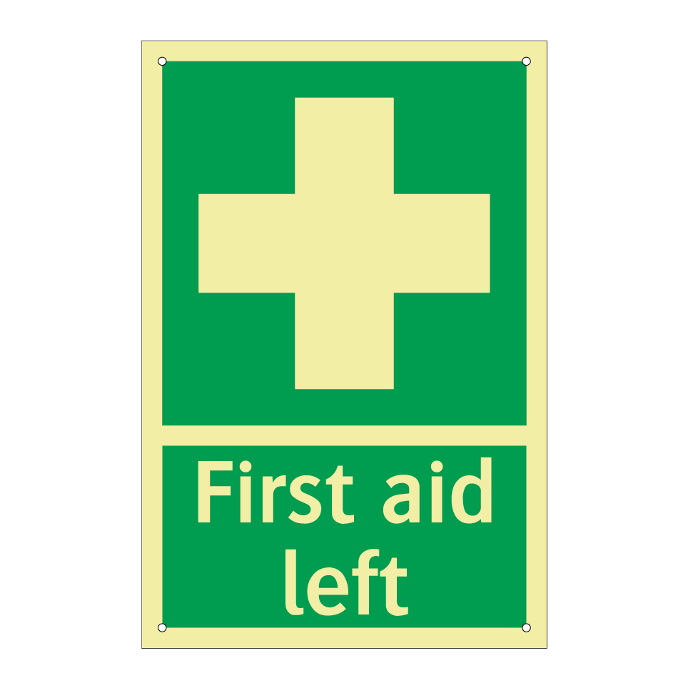 First aid left