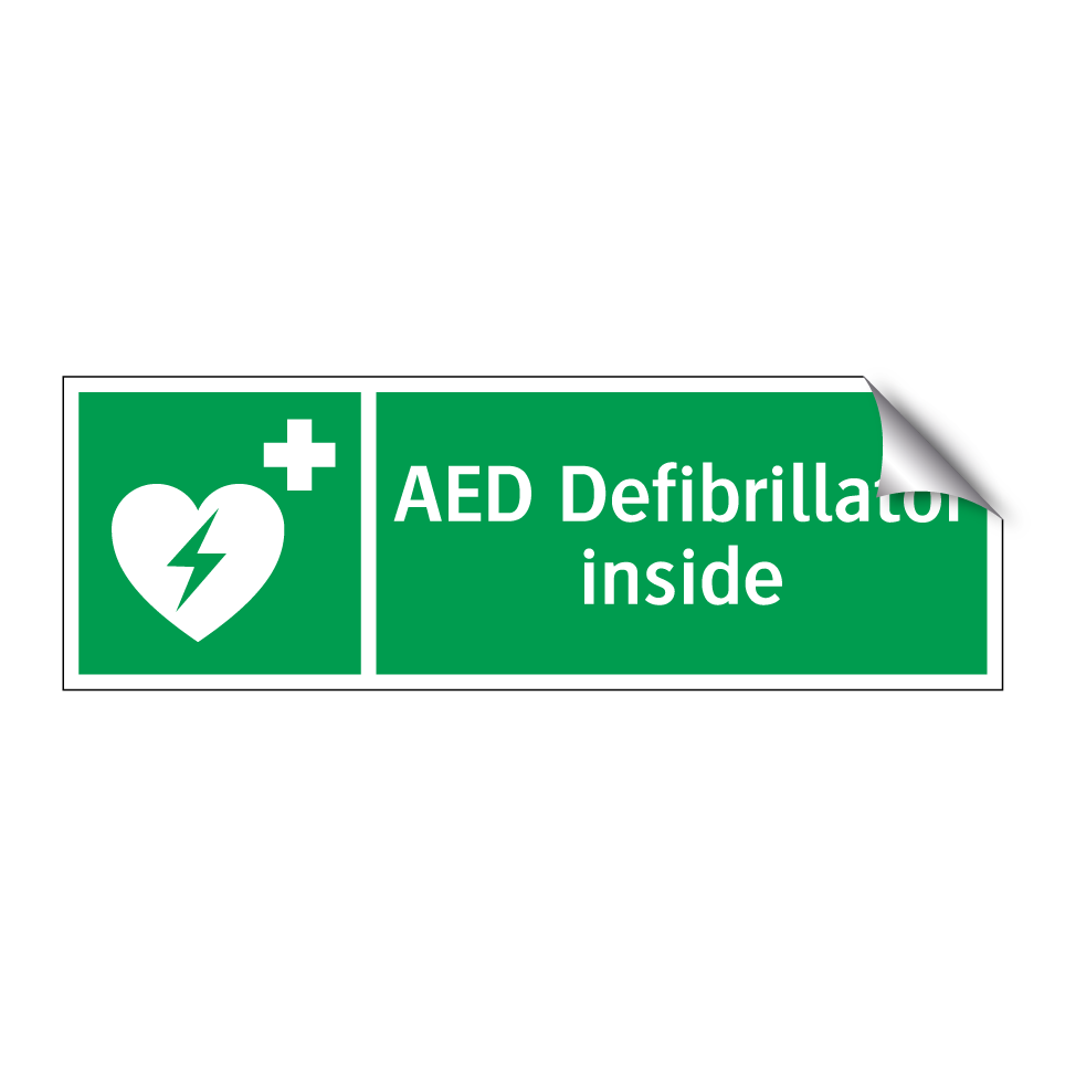 AED Defibrillator inside