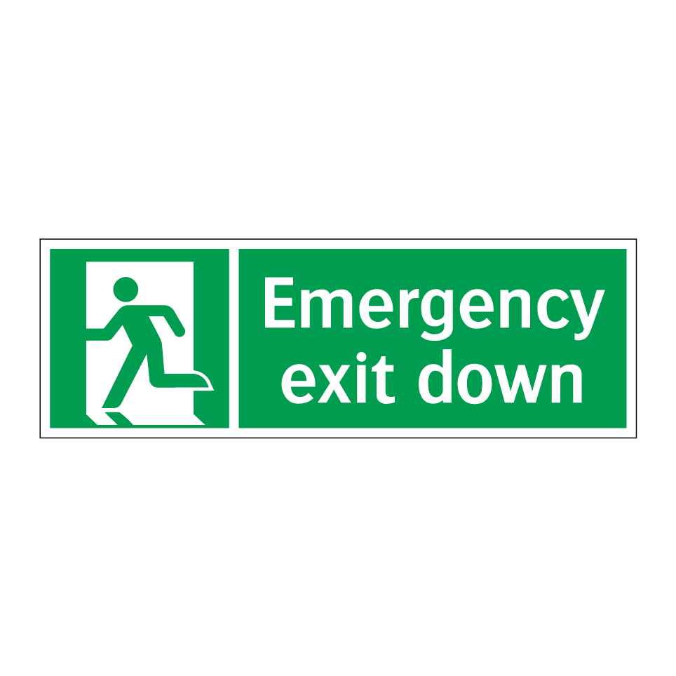 Emergency exit down