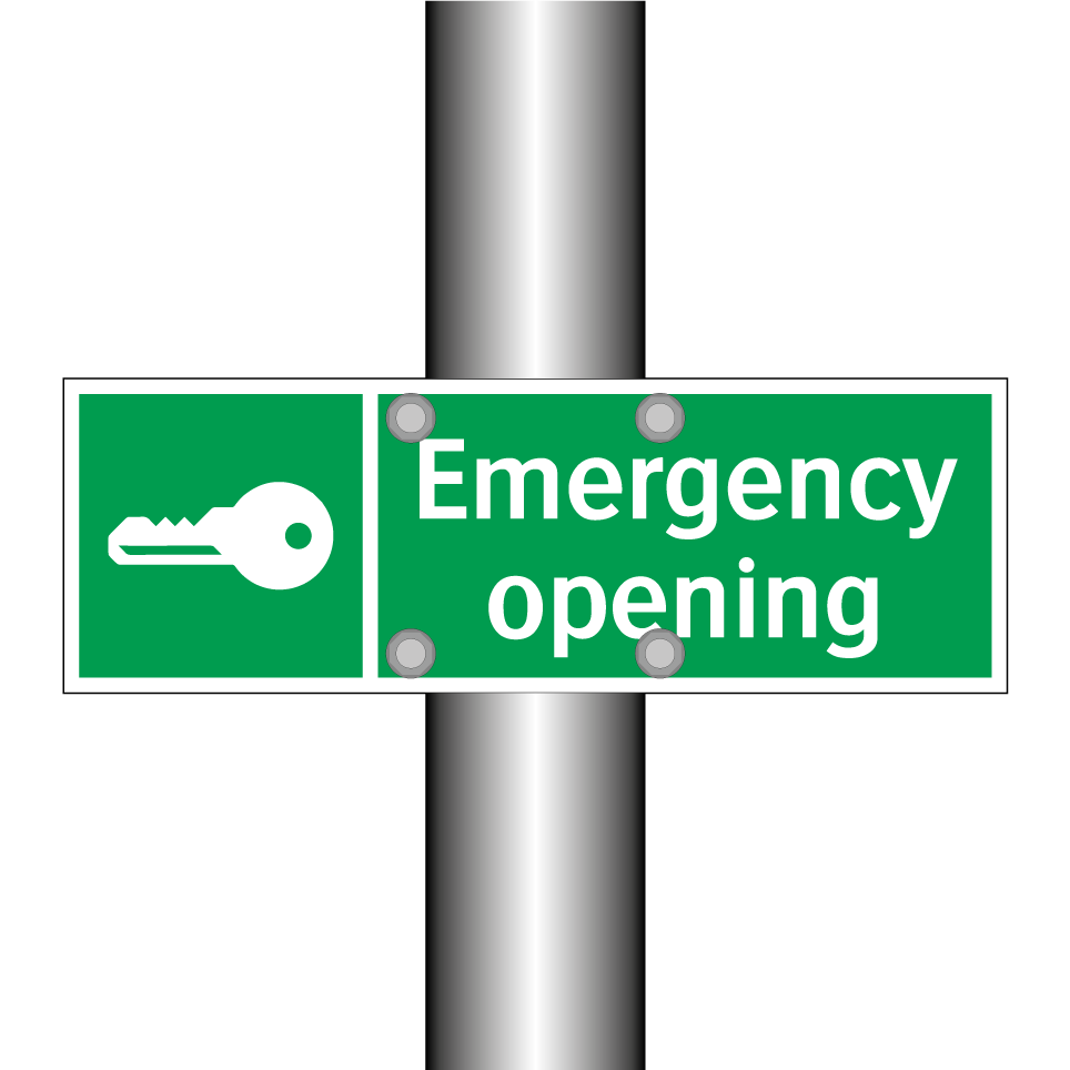 Emergency opening