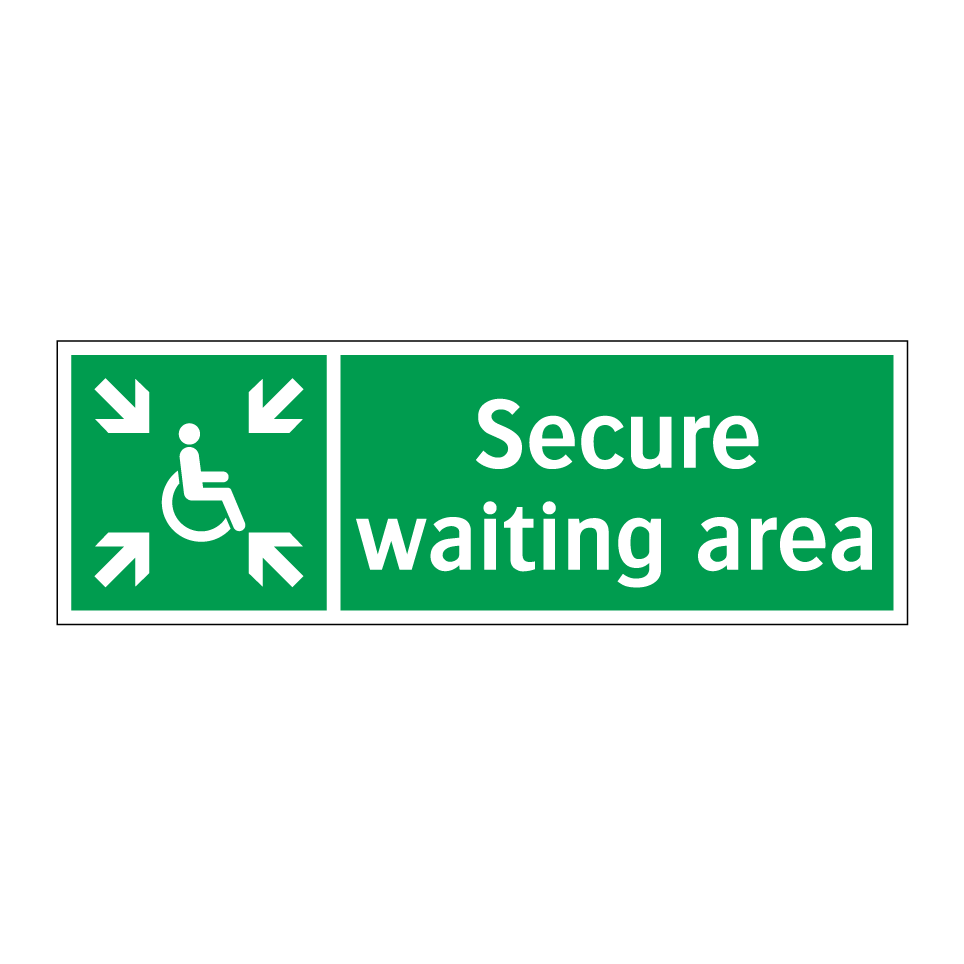Secure waiting area