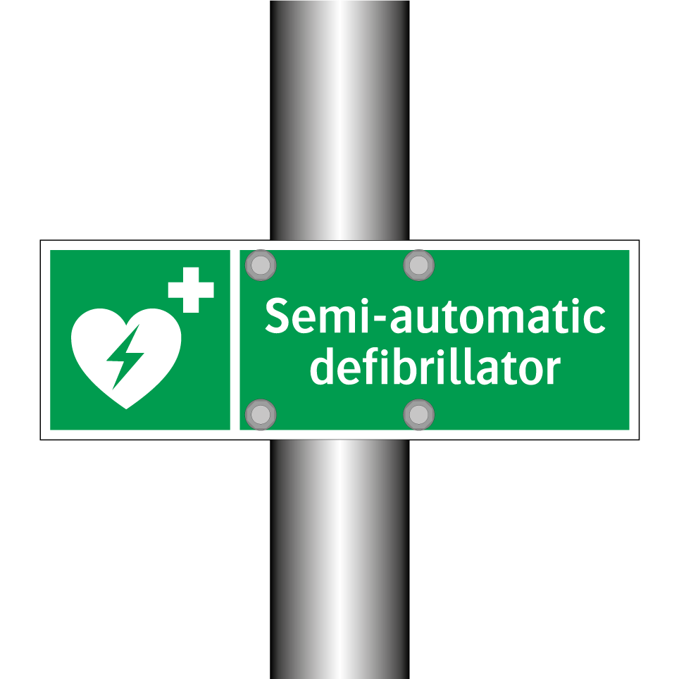 Semi-automatic defibrillator