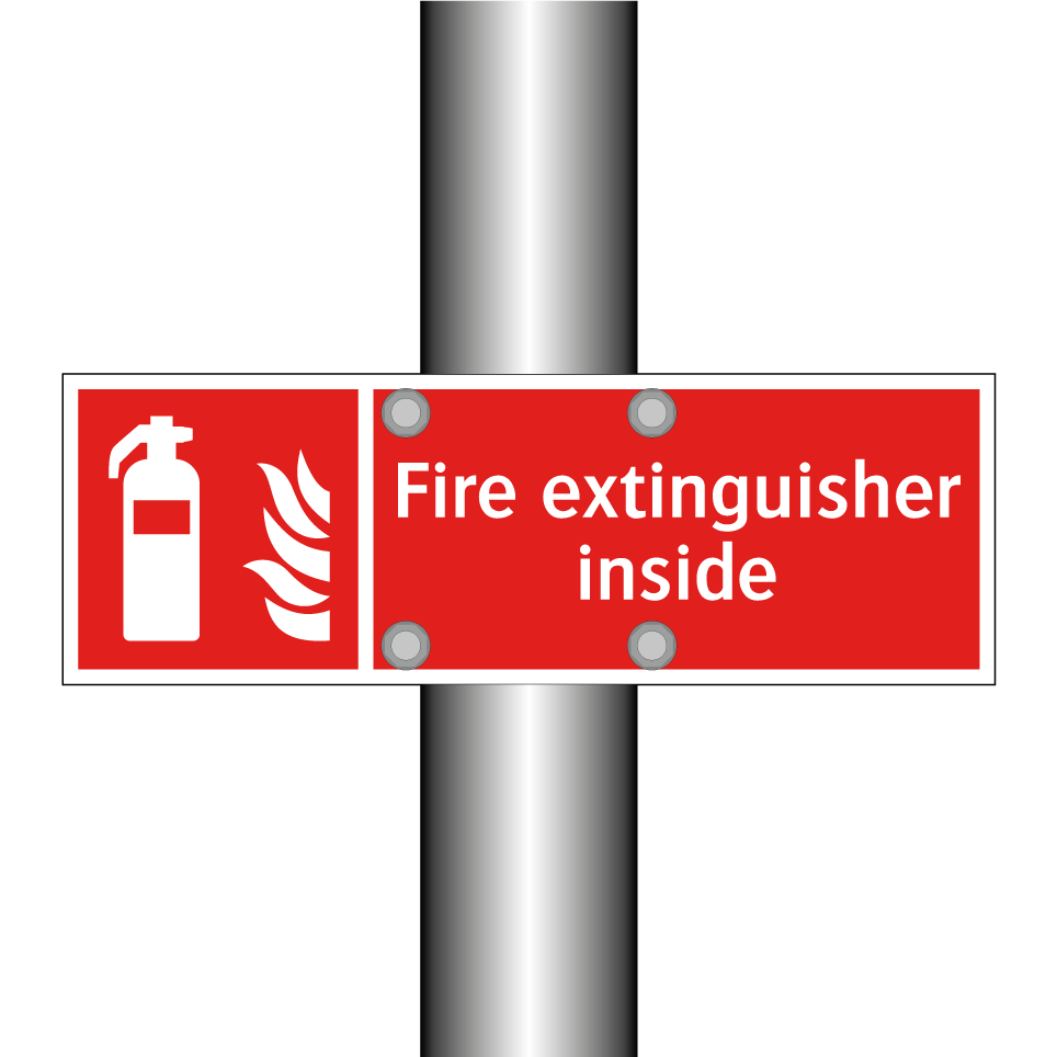 Fire extinguisher inside