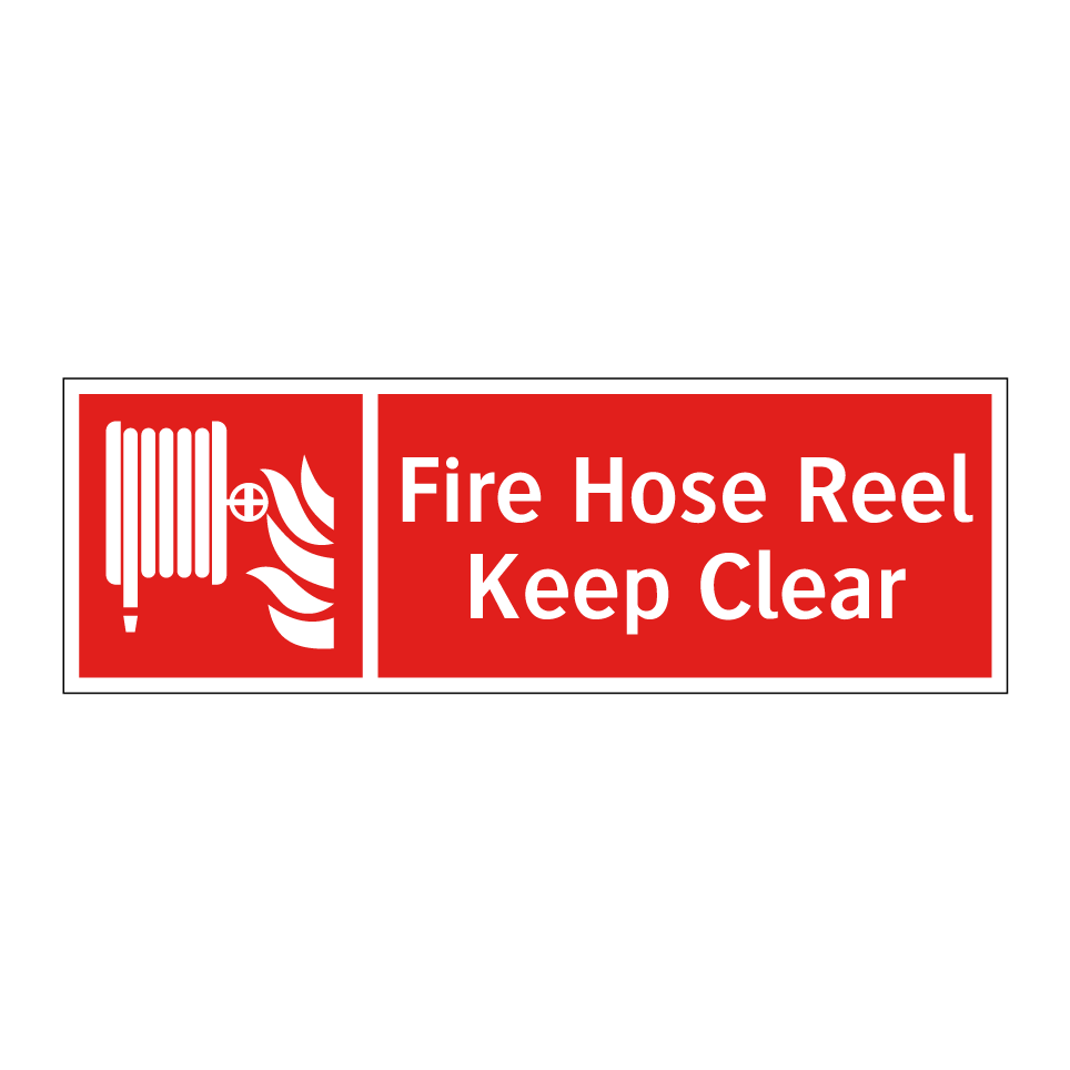 Fire Hose Reel Keep Clear