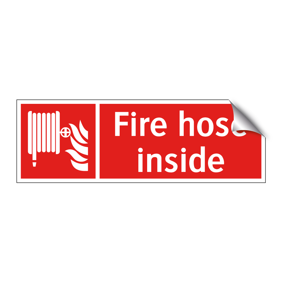 Fire hose inside