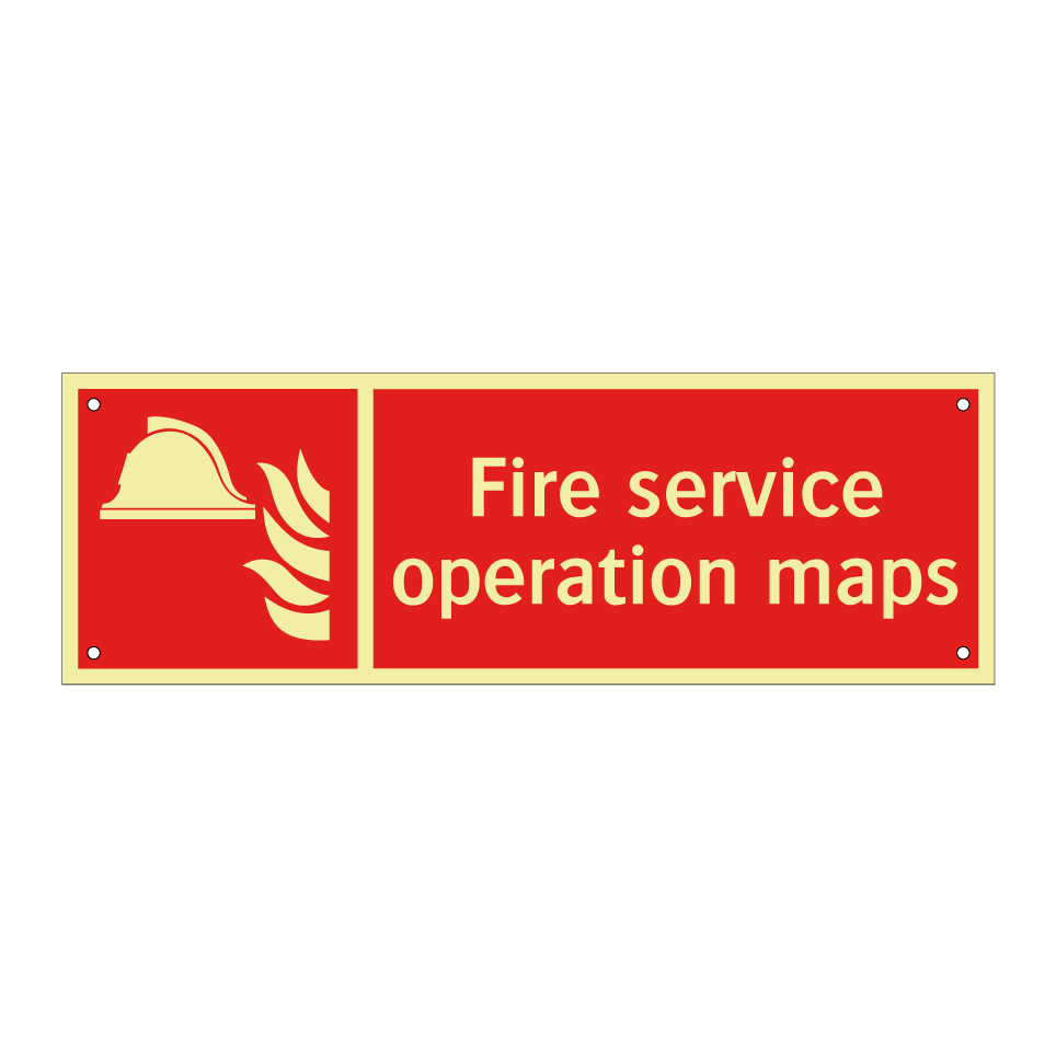 Fire service operation maps