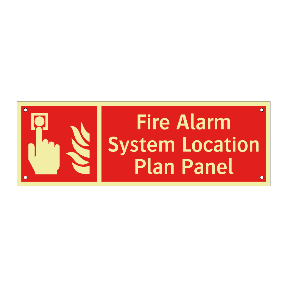 Fire Alarm System Location Plan Panel