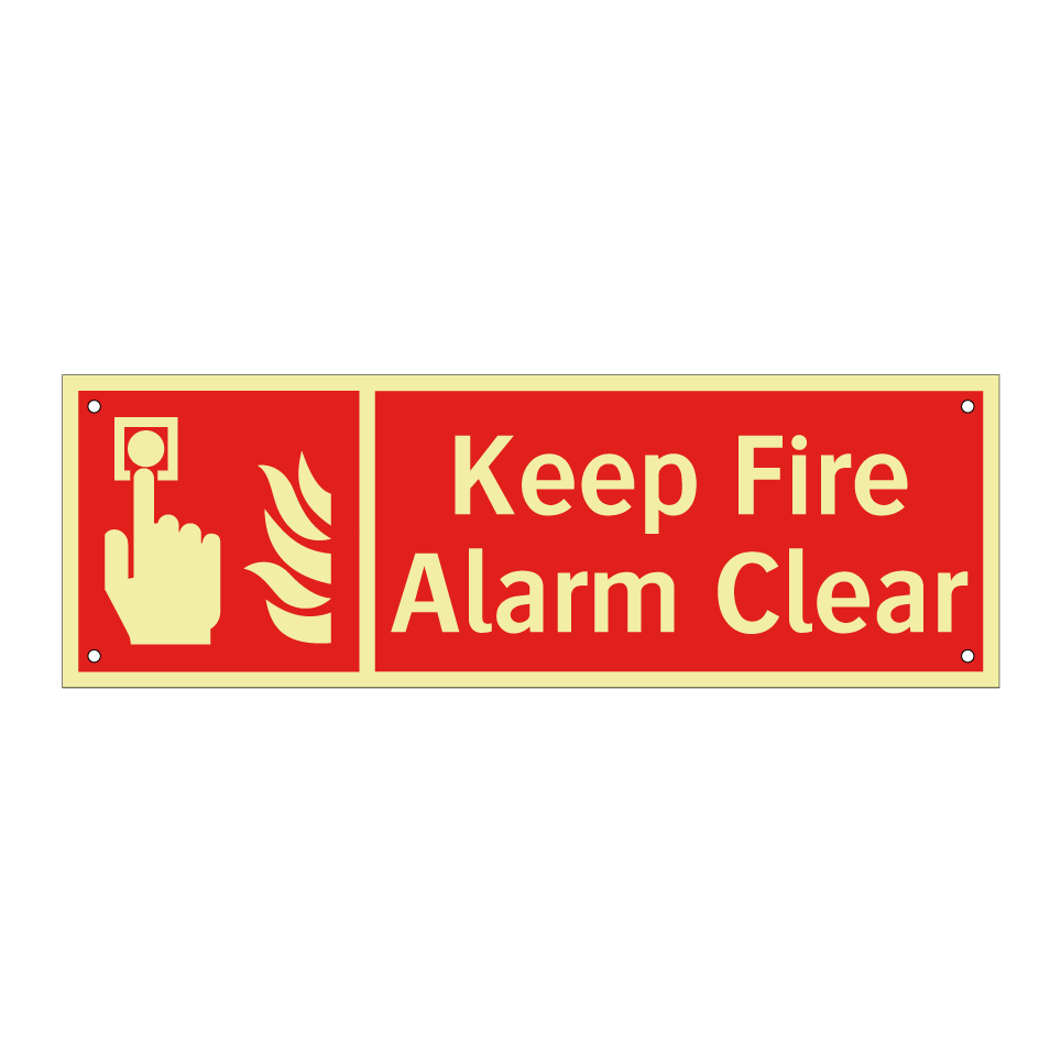 Keep Fire Alarm Clear