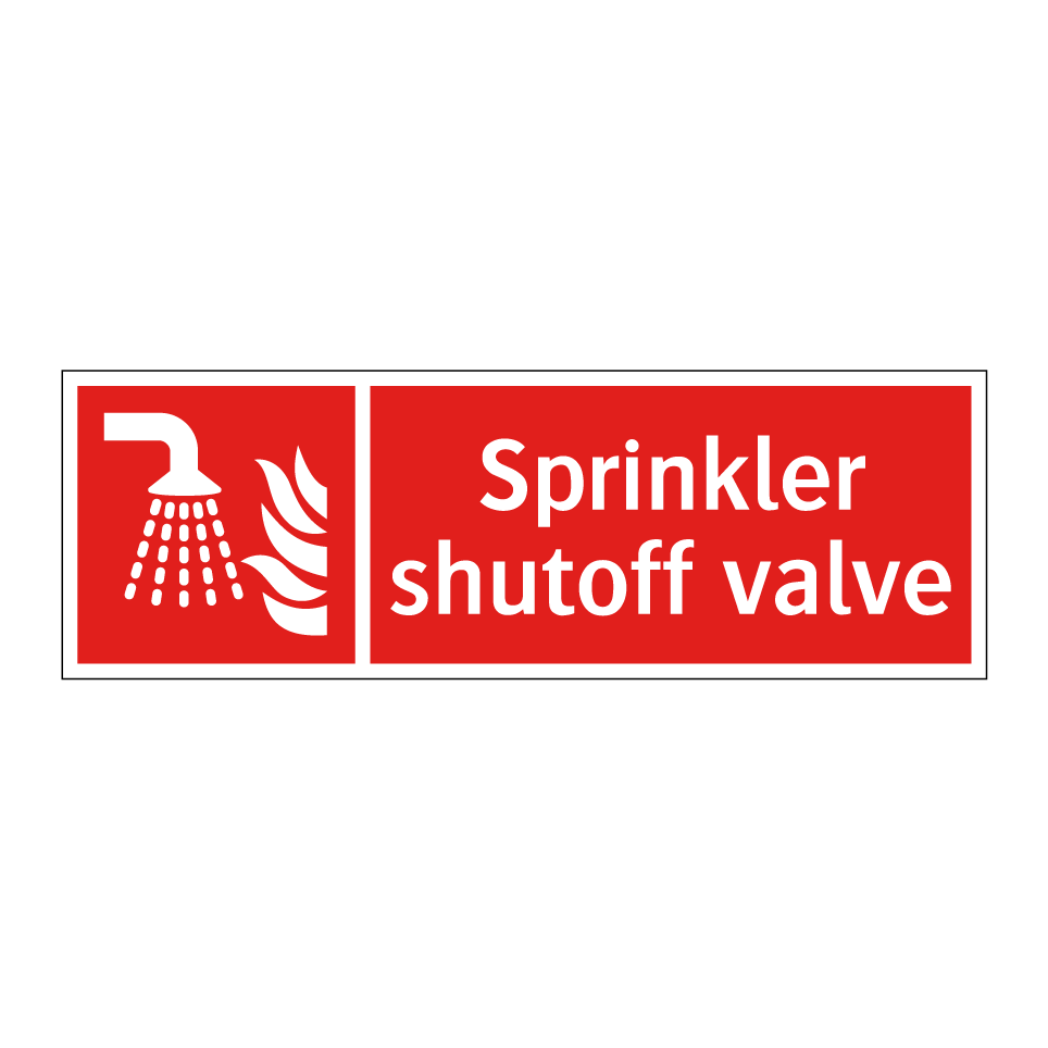 Sprinkler shutoff valve