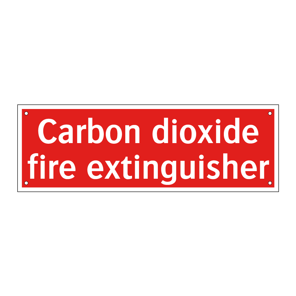 Carbon dioxide fire extinguisher