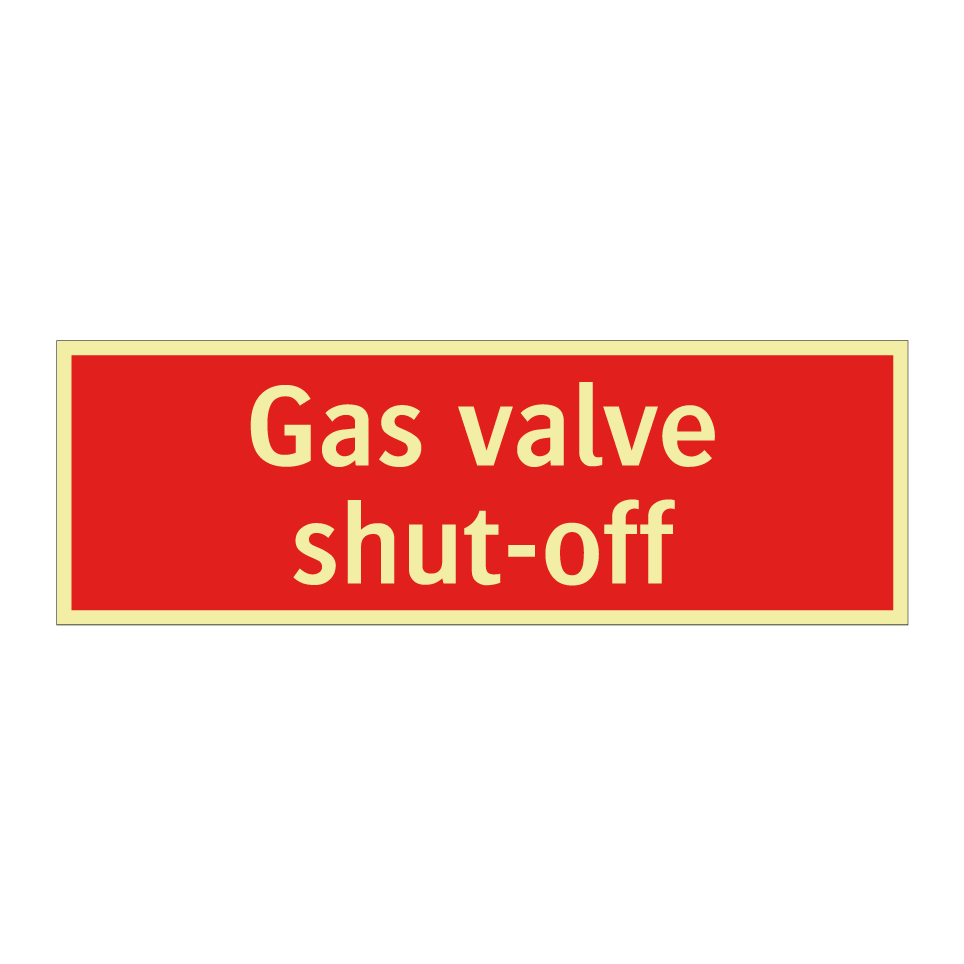 Gas valve shut-off