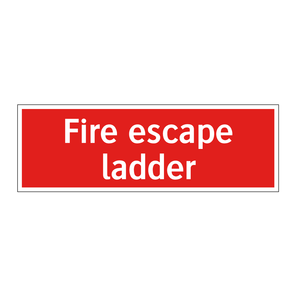 Fire escape ladder