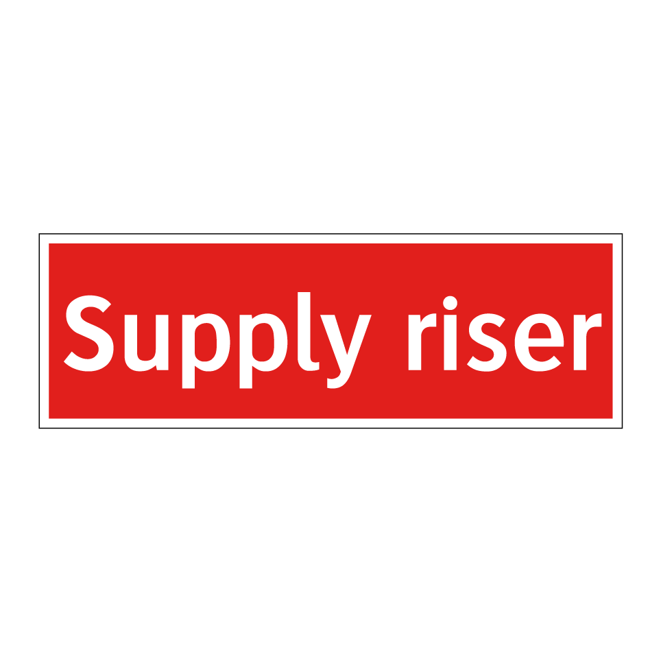 Supply riser
