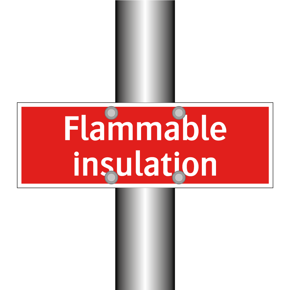 Flammable insulation