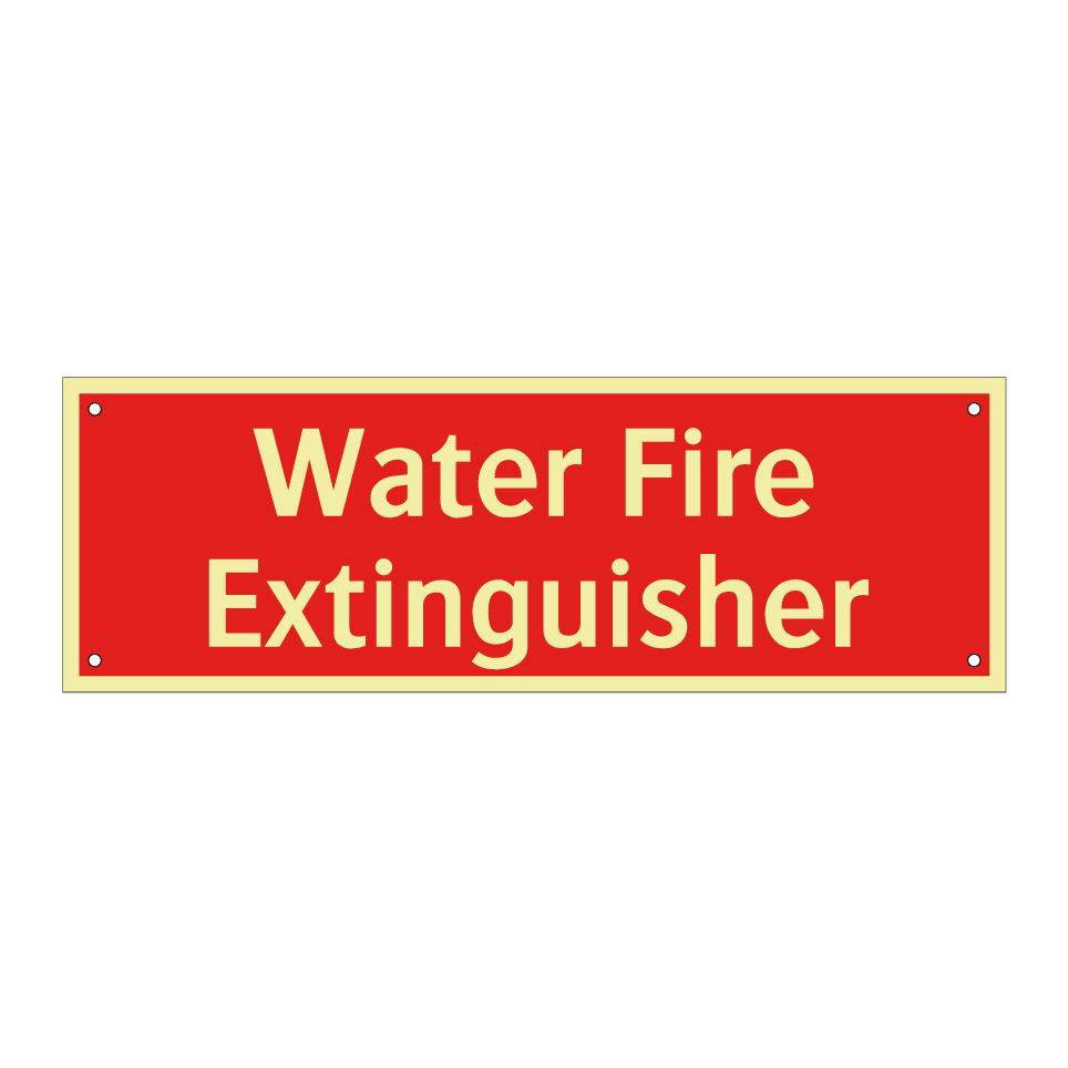 Water Fire Extinguisher