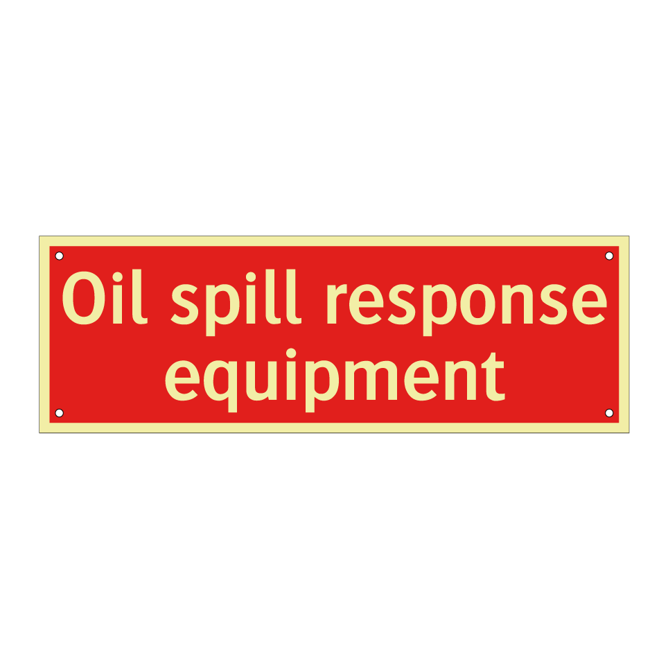 Oil spill response equipment