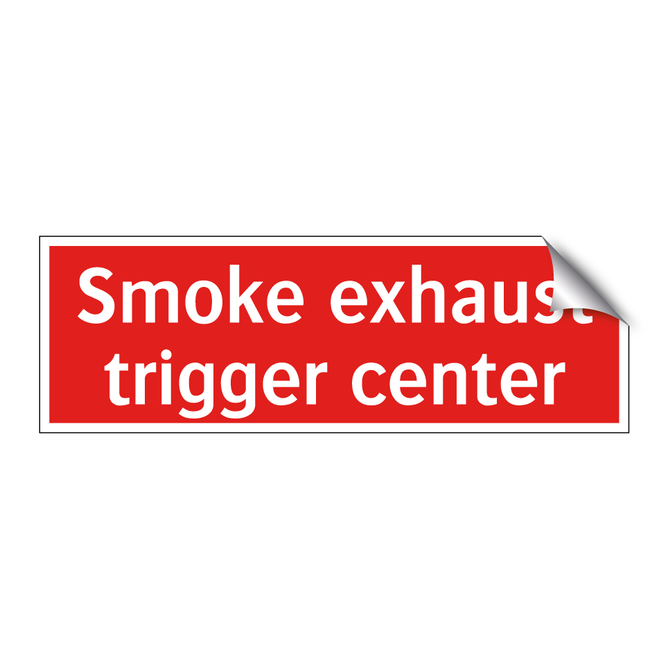 Smoke exhaust trigger center