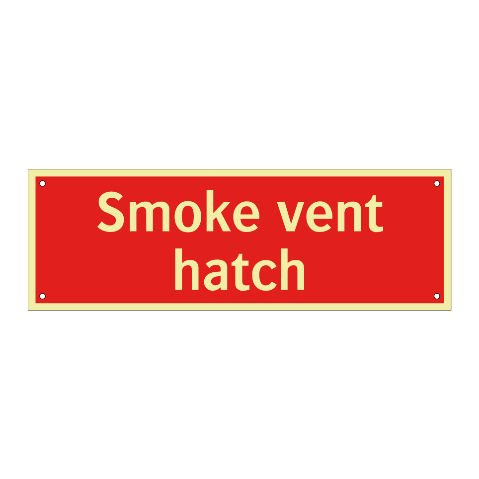 Smoke vent hatch