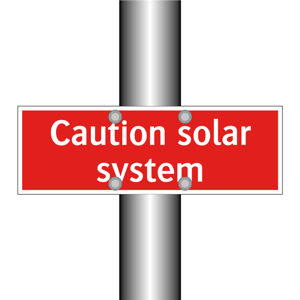 Caution solar system