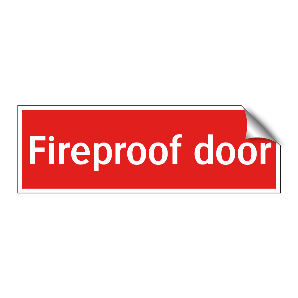 Fireproof door
