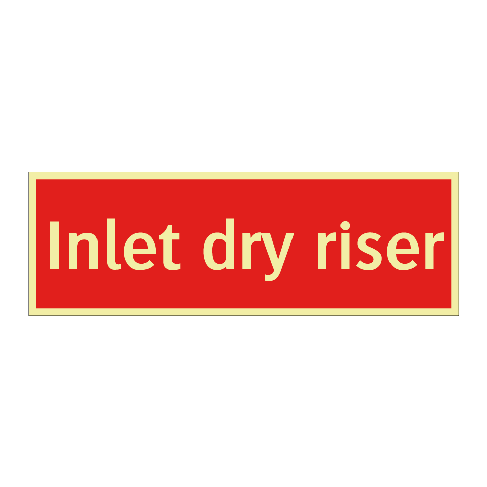 Inlet dry riser