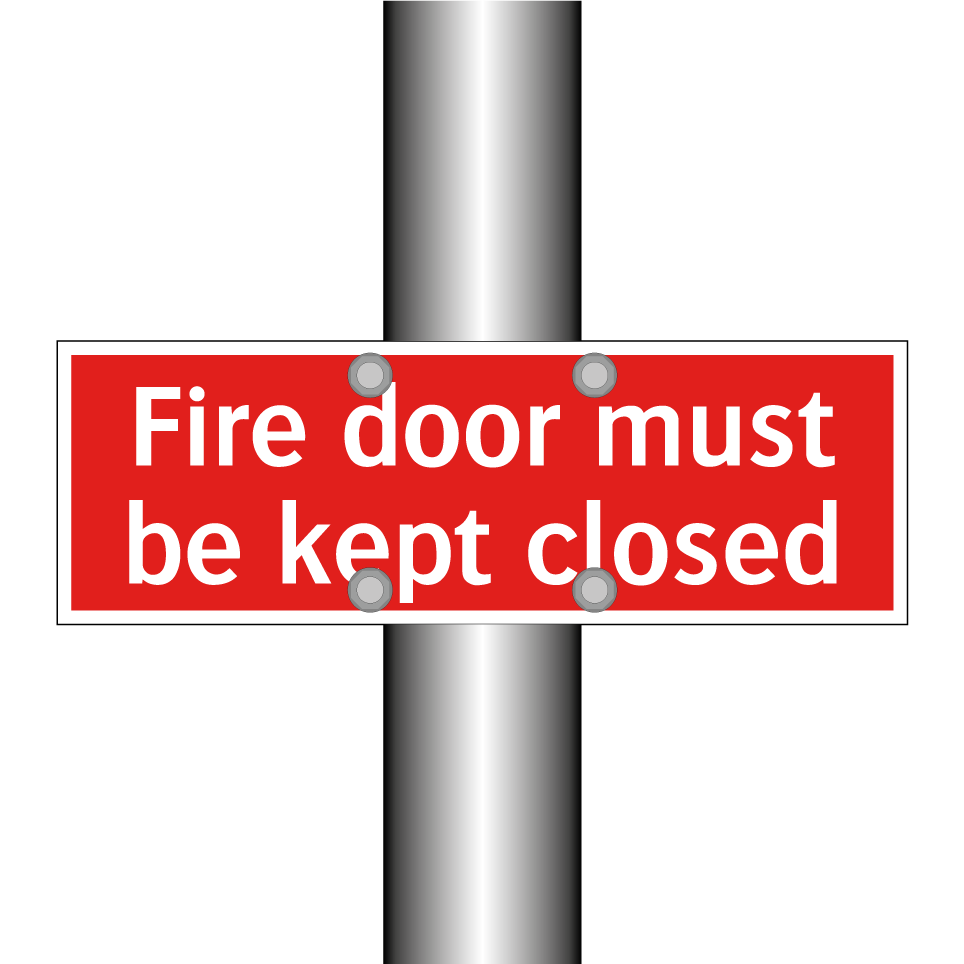 Fire door must be kept closed