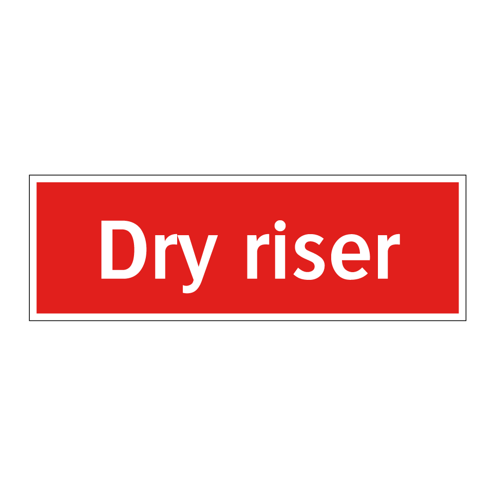 Dry riser