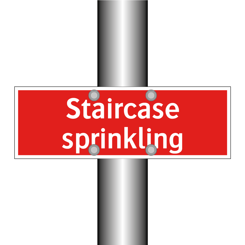 Staircase sprinkling