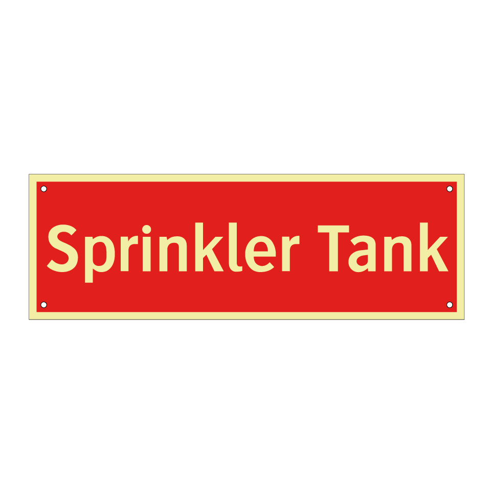 Sprinkler Tank