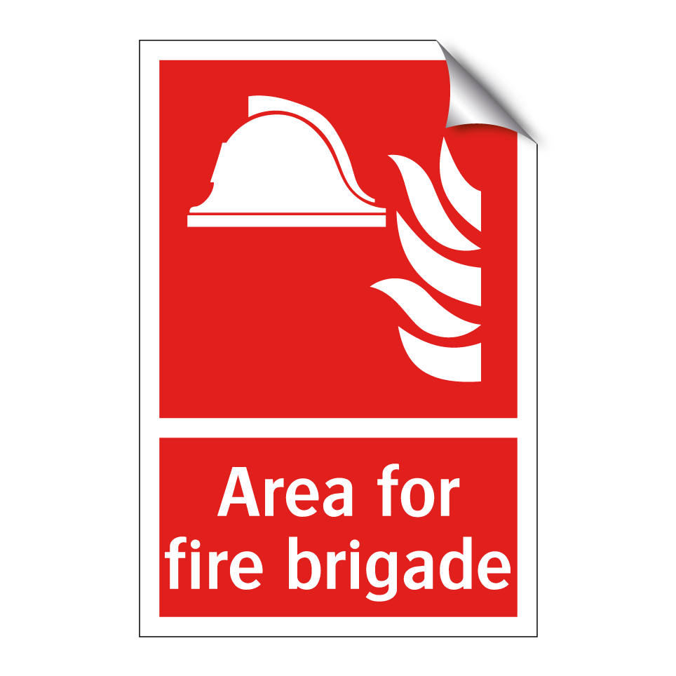 Area for fire brigade