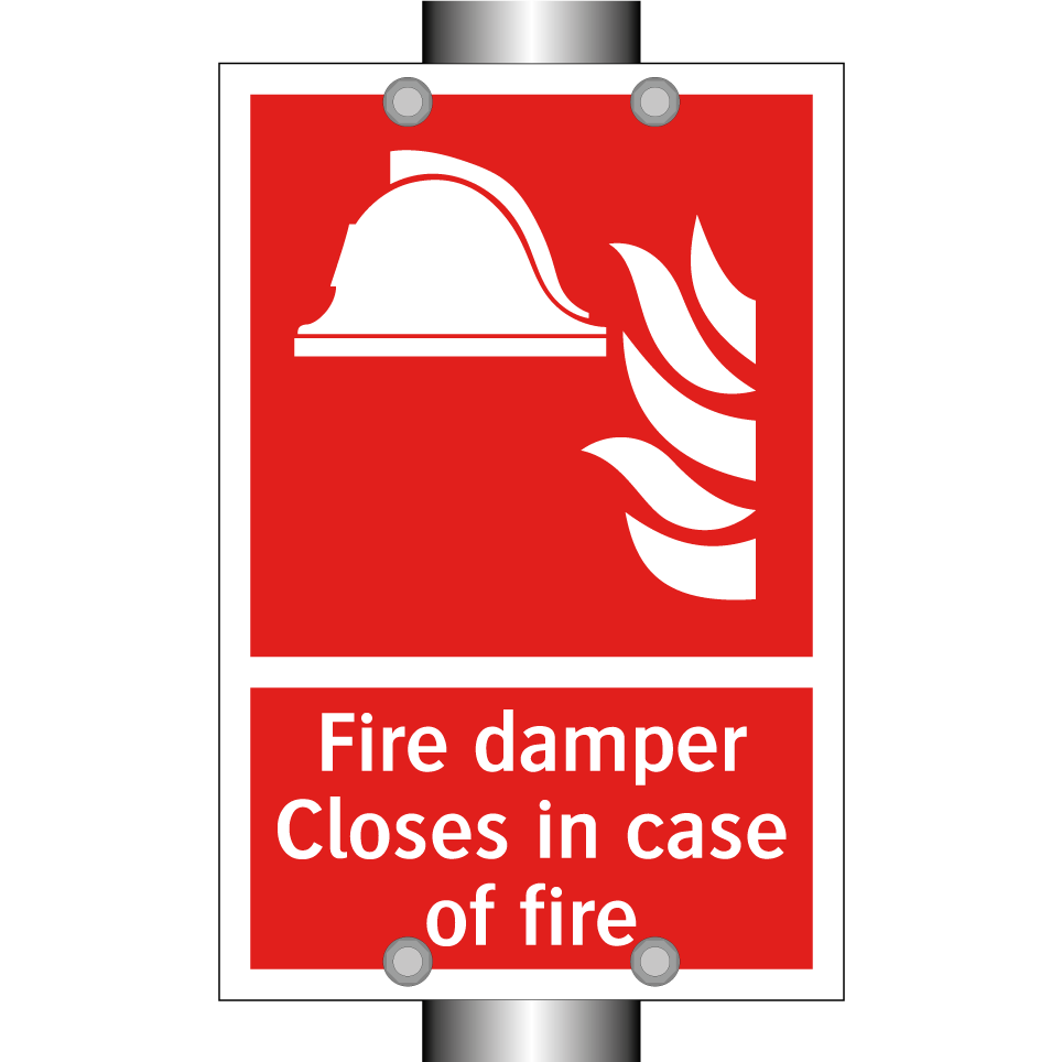 Fire damper Closes in case of fire