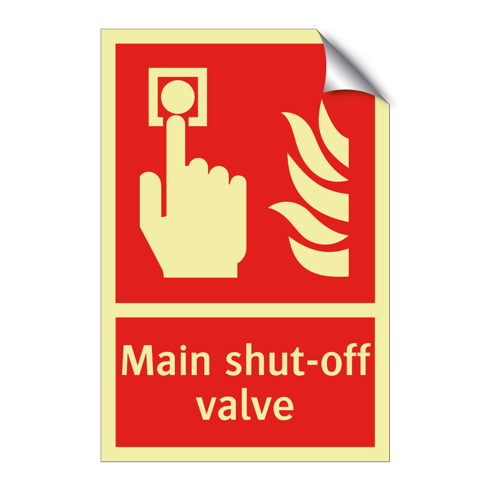 Main shut-off valve