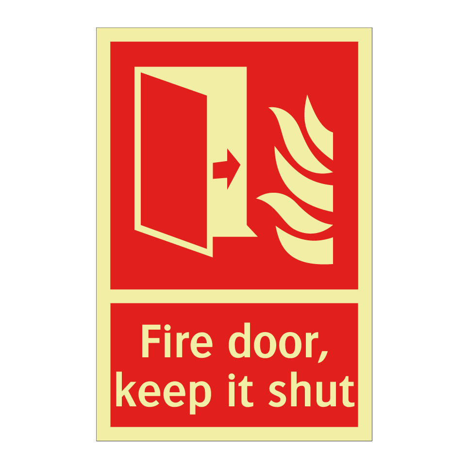 Fire door, keep it shut